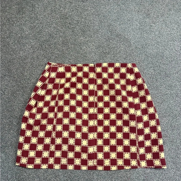 UO Jagger Button-Front Mini Skirt size L - Picture 7 of 9